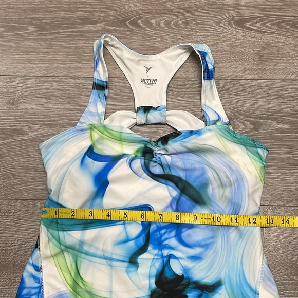Old Navy Active Workout Tank Built in Bra Cutout Back S - Picture 9 of 16